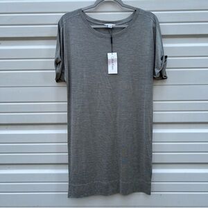 Calvin Klein Heather Gray T-Shirt dress NWT